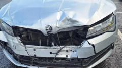 Police car rammed and officers assaulted