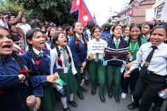 Why are young people protesting in Nepal and what are their demands?