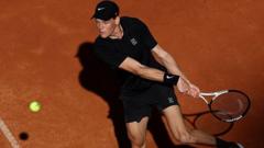 Sinner through in Rome but tough test lies ahead