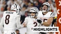 Late field goal hands Bengals thrilling win over Steelers