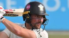 Burns’ 161 puts Surrey on top at Notts