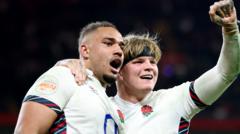 Ten-try England rout Wales but title bid falls short