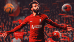 Mohamed Salah ubwo yari atsindiye igitego Liverpool