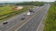 Man dies in crash on M5 in Gloucestershire