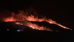 Incident ends after blaze near the Mourne Mountains