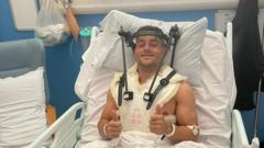 ‘Miracle I walked out of hospital’ after broken neck