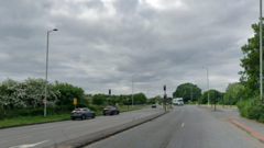 Elderly man seriously injured in collision