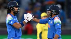 India hold nerve to reach Champions Trophy final