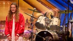Drummer,12, wows Britain's Got Talent judges