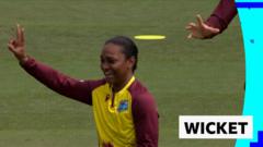 'Absolute beauty' - Wyatt-Hodge bowled first ball by James