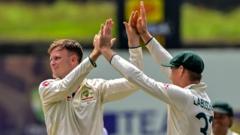 Rain slows Australia’s progress in Sri Lanka