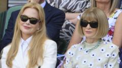 Royals and A-listers grace Wimbledon finals - in pictures