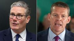 Starmer tells Plaid first minister he's 'open' to discussing more Senedd powers