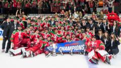 Devils celebrate winning Elite League Play-Offs