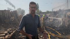 BBC visits smouldering Kyiv market after Russian strikes