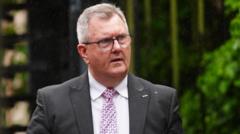 Head of NI Civil Service asks staff to report any Jeffrey Donaldson abuse