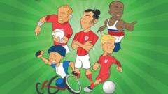 Welsh sporting heroes helping children with dyslexia to read
