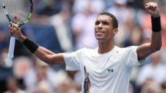 Auger-Aliassime 'soaking up every moment' of run to US Open last eight