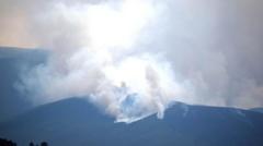 Cairngorms wildfire burns for third day across nearly four miles