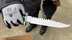 Knife wholesaler surrenders 35,000 'zombie' blades - and will get £10 for each