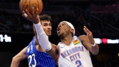 Thunder first NBA side to clinch play-off place
