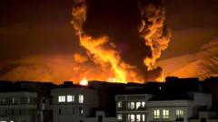 Watch: Huge flames in Tehran after Israeli strikes on oil refineries