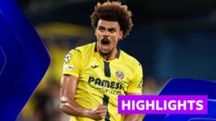 Villareal salvage point against Juventus with last-minute goal