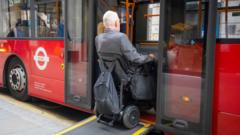 Disabled people in England to get 24-hour free bus travel 