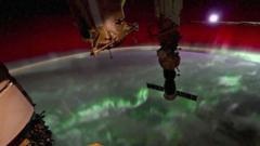 Watch: The Northern Lights seen from space