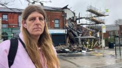 'I heard rumbling and a crack before building fell'