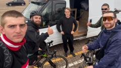Friends cycle from London to Istanbul for charity