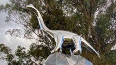 Jurassic snark: New Zealand dinosaur sculpture fuels debate