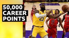 ‘It’s pretty special’ – James reaches 50,000-point milestone