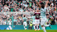 Heartbreak for Hearts as Celtic take title