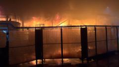 'Apocalyptic' Tata Steel fire sees 'substantial' damage to production line