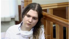 Анна Павликова в суде. 14 июля
