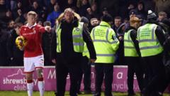 EFL investigating Shrewsbury v Wrexham crowd incidents