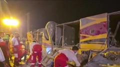 Bus crash in Iran kills at least 28 Pakistani pilgrims