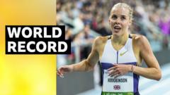 'Untouchable!' - GB's Hodgkinson breaks women's indoor 800m world record