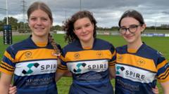 Can England's rugby heroes inspire more girls to stay in sport?