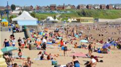 Man stabbed in leg at Barry Island