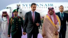 Beşar Esad dün Suudi Arabistan'a gitti 