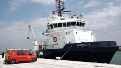 More than 150 migrants rescued after boat catches fire in Channel