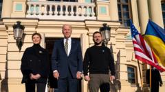 Biden and Zelensky in Kyiv