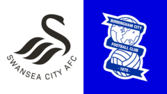 Pick of the stats: Swansea City v Birmingham City