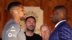 Dubois slams table and refuses to engage with rival Joshua