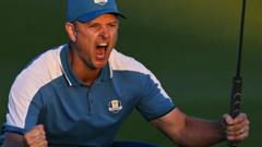 Europe open record-equalling Ryder Cup lead over US