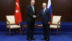 Recep Tayyip Erdoğan ve Vladimir Putin  