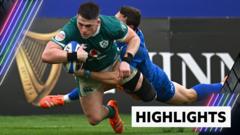 Sheehan shines as Ireland hold off Italy but title hopes over