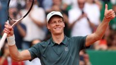 Sinner sets up Zverev semi-final at Monte Carlo
